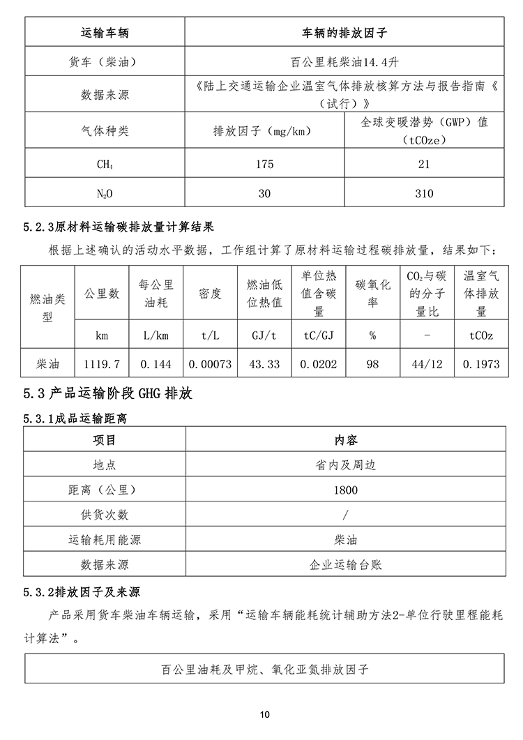 徐州云泰精密技术有限公司2023年碳足迹报告-10